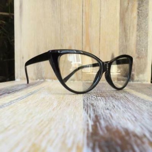 🌸 CAT EYE GLASSES ROCKABILLY PIN UP VINTAGE FRAME HELL BUNNY COSPLAY BETSEY - Picture 3 of 8